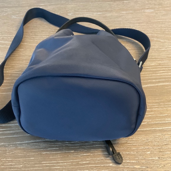 Tory Burch Virginia Nylon Bucket Bag, Blue - Picture 3 of 5